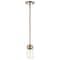 Nuvo Intersection 1-Light Mini Pendant - Burnished Brass with Clear Glass 60/7529 - alternate 2